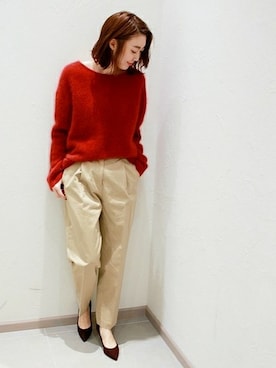 erikaさん（レディース・162cm）の冬コーディネート