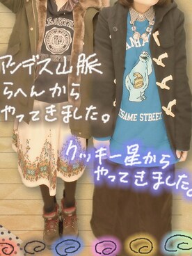 「光のページェント」｜kanna☃☁︎さん（レディース・155cm）の冬コーディネート