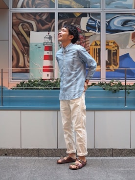 「HAVERSACK」｜オゴシヒロキさん（メンズ・170cm）の春コーディネート