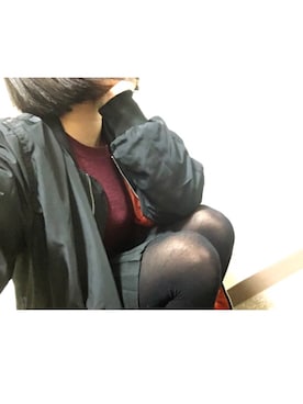「GOGOSING（ゴゴシング）のアイテム（ブルゾン）」を使った、미나さん（レディース・150cm）の冬コーディネート