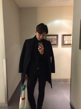 「men」｜「アイテム（カバーオール）」を使った、teil_kさん（メンズ・177cm）の春コーディネート