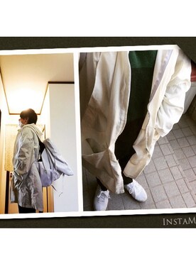 「nano・universe」｜「アイテム（モッズコート）」を使った、みどりんさん（メンズ・170cm）の冬コーディネート