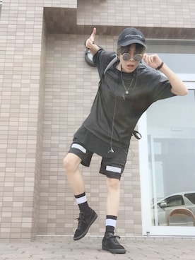 「PYREX（パイレックス）のアイテム」を使った、xxton666さん（メンズ・170cm）の夏コーディネート