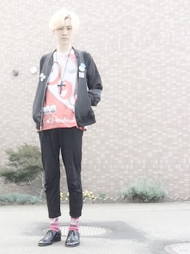 「原宿」｜xxton666さん（メンズ・170cm）の秋コーディネート