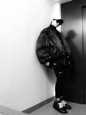 xxton666さん（メンズ・170cm）の冬コーディネート