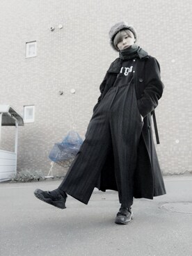 「mode」｜「アイテム（帽子）」を使った、xxton666さん（メンズ・170cm）の秋コーディネート