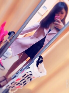 「one way（ワンウェイ）のアイテム（シャツ/ブラウス、ブルー系）」を使った、さあやさん（レディース・156cm）の秋コーディネート