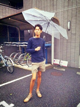 「オトコクサイルファンクラブ会員」｜tonoさん（メンズ・185cm）の夏コーディネート