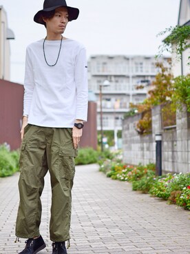 「SAINT JAMES（セントジェームス）のアイテム」を使った、tonoさん（メンズ・185cm）の秋コーディネート