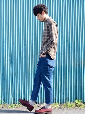 「BEAUTY&YOUTH UNITED ARROWS(ビューティーアンドユースユナイテッドアローズ)のアイテム(デニムパンツ)」を使った、tonoさん(メンズ・185cm)の秋コーディネート