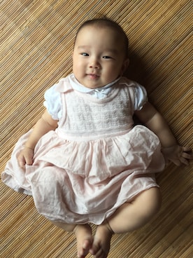 「TOCCA（トッカ）のアイテム（ワンピース/ドレス）」を使った、S'famさん（キッズ・60cm）の夏コーディネート