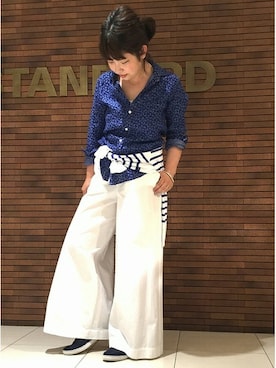 「アイテム（その他シューズ）」を使った、Inoueさん（レディース・152cm）の夏コーディネート