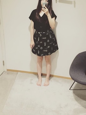 「DEVASTEE（ディバステ）のアイテム」を使った、naomiさん（レディース・157cm）の秋コーディネート