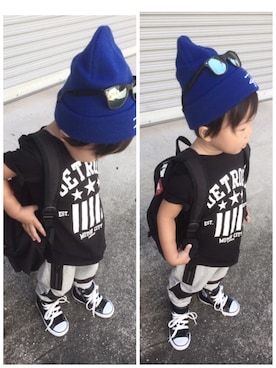 「スエット」｜K★GA.さん（キッズ・90cm）の秋コーディネート