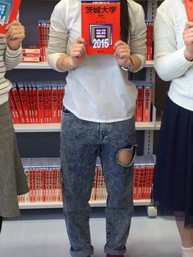 「NOMOS（ノモス）のアイテム」を使った、りーのすけさん（レディース・153cm）の春コーディネート