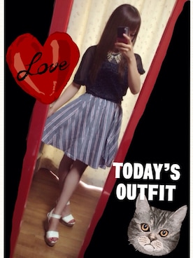 SATOE♡さん（レディース・154cm）の夏コーディネート