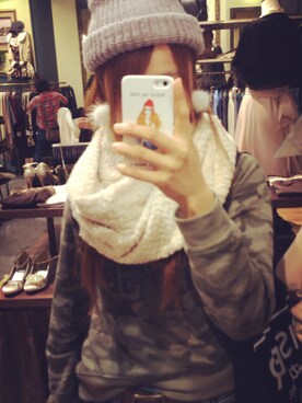 「MR.GENTLEMAN」｜「アイテム（アクセサリー）」を使った、SATOE♡さん（レディース・154cm）の秋コーディネート