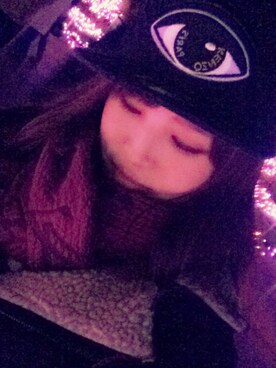 「LouisVuitton」｜「アイテム（ライダースジャケット）」を使った、SATOE♡さん（レディース・154cm）の冬コーディネート