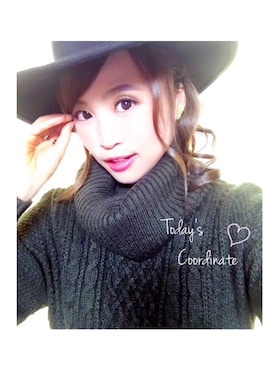 SATOE♡さん(レディース・154cm)の冬コーディネート