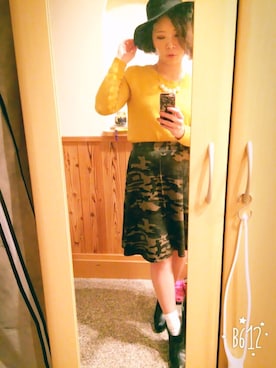 「アイテム（ブーティ）」を使った、KENJE 中村 真穂さん（レディース・157cm・20代）の春コーディネート