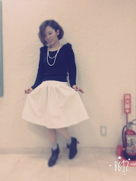 「アイテム（ブーティ）」を使った、KENJE 中村 真穂さん（レディース・157cm・20代）の春コーディネート