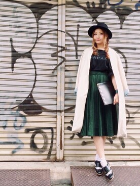 「BASQUINE（バスキーヌ）のアイテム（トップス）」を使った、Chappyさん（レディース・157cm）の秋コーディネート