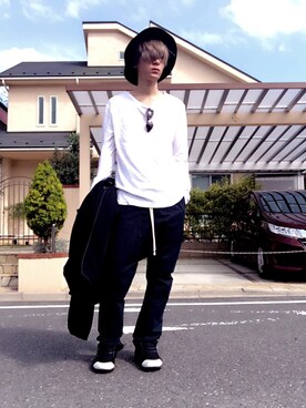「アレキサンダーワン」｜はたCさん（メンズ・177cm）の春コーディネート