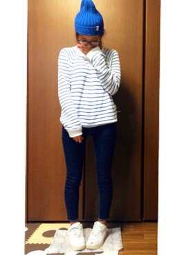 「RCWB（アールシーダブリュービー）のアイテム（パンツ）」を使った、かなみっくすさん（レディース・155cm）の夏コーディネート