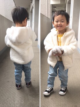 suguさん（キッズ・90cm）の秋コーディネート