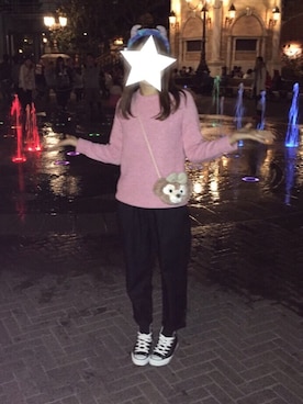 「ピンクニット」｜じゅりさん（レディース・162cm）の秋コーディネート