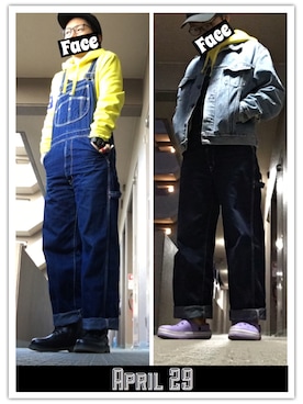 「JK」｜「アイテム（オールインワン・サロペット）」を使った、KARIN☜16さん（レディース・164cm）の春コーディネート