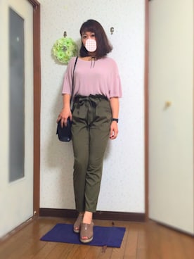 「アイテム（チョーカー）」を使った、ysm☻さん（レディース・157cm）の秋コーディネート