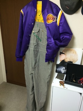 「アイテム（オールインワン・サロペット）」を使った、Shuさん（メンズ・177cm・20代）の秋コーディネート