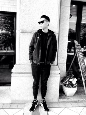 阿魁さん（メンズ・184cm）の冬コーディネート