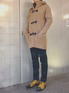 「MSGM（エムエスジーエム）のアイテム（スラックス）」を使った、ROD-2011さん（メンズ・175cm）の秋コーディネート