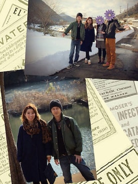 「テーパードデニム」｜インスタ→bz178koshu47さん（レディース・159cm）の冬コーディネート