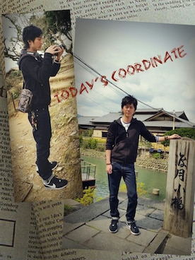 「テーパードデニム」｜インスタ→bz178koshu47さん（メンズ・170cm）の春コーディネート