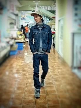 インスタ→bz178koshu47さん（メンズ・170cm）の冬コーディネート