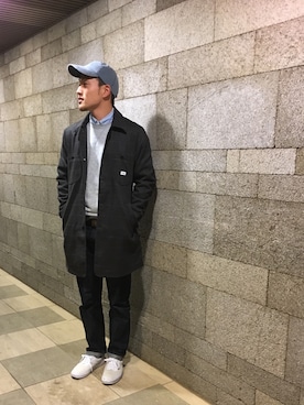 「Lee（リー）のアイテム（ダウンジャケット/コート）」を使った、RAGUO®︎さん（メンズ・175cm）の秋コーディネート