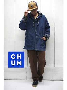 「インディゴデニム」｜chum-kenさん（メンズ・172cm）の春コーディネート