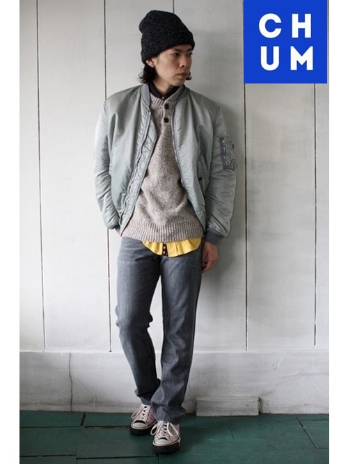 Chum Ken 古着屋chum ミリタリージャケットを使ったコーディネート Wear
