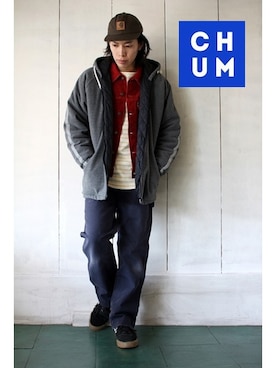 「Levi's（リーバイス）のアイテム（その他アウター）」を使った、chum-kenさん（メンズ・172cm）の冬コーディネート