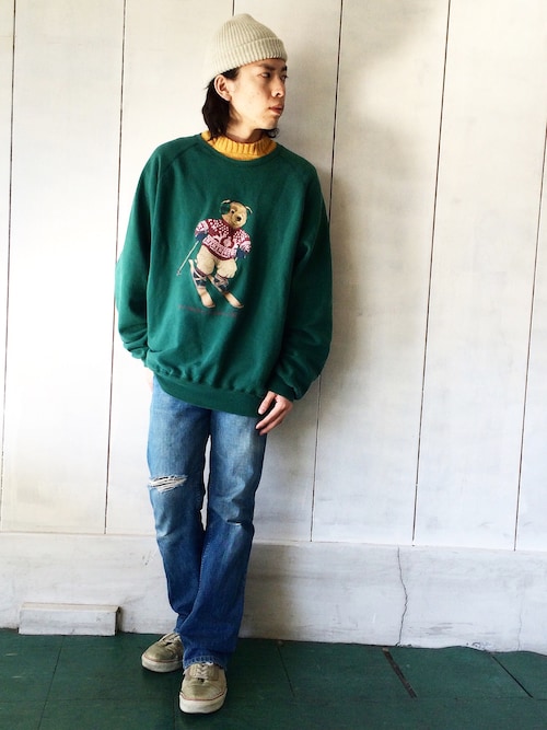 Chum Ken 古着屋chum Ralph Laurenのスウェットを使ったコーディネート Wear