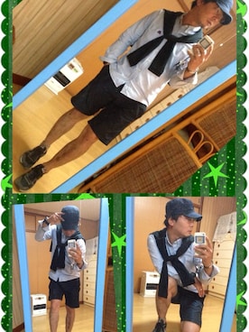 「アイテム（アンクレット）」を使った、Ayato Kaminaさん（メンズ・171cm）の春コーディネート