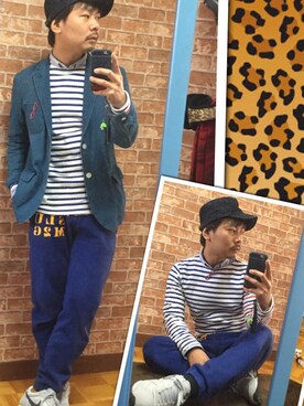 MAKOTO AI Kaminaさん（メンズ・171cm）の冬コーディネート