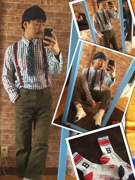 MAKOTO AI Kaminaさん（メンズ・171cm）の春コーディネート