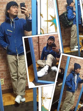 Ayato Kaminaさん（メンズ・171cm）の春コーディネート