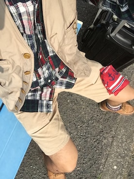 MAKOTO AI Kaminaさん（メンズ・171cm）の夏コーディネート