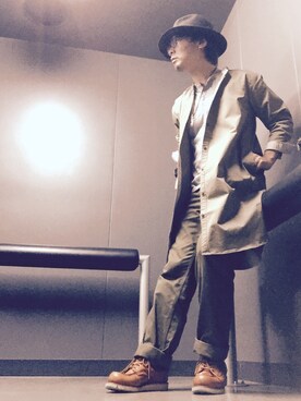 Ayato Kaminaさん（メンズ・171cm）の秋コーディネート