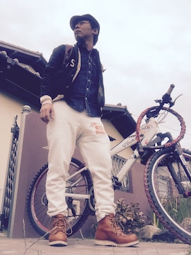 Ayato Kaminaさん（メンズ・171cm）の秋コーディネート